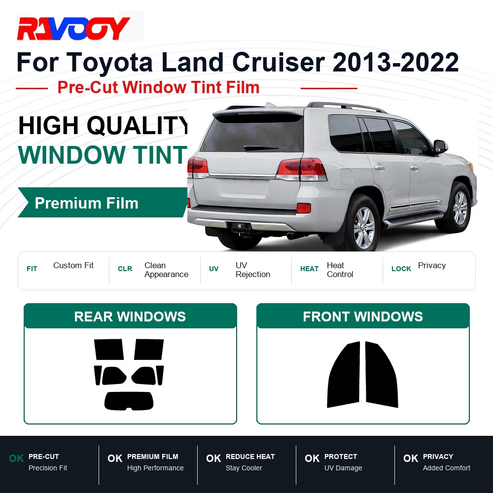 Privacy Screen Protector - Premium Pre-Cut Window Tint For Toyota