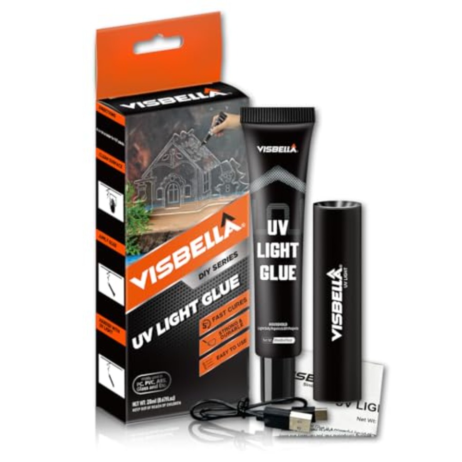 UV Light Glue Resin Kit with L - Liquid Uv Glue Kit 评论和价格