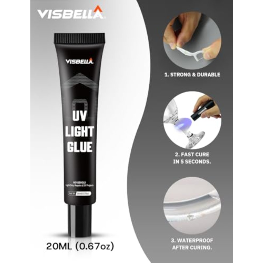 UV Light Glue Resin Kit with L - Liquid Uv Glue Kit 评论和价格