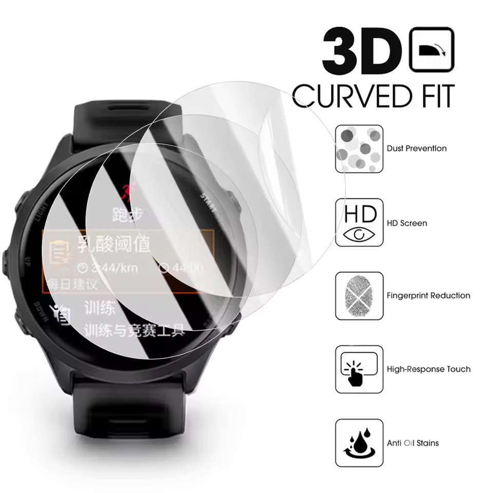 1-3Pcs Hydrogel Film For Garmi - Smartwatch Screen Film 评论和价格