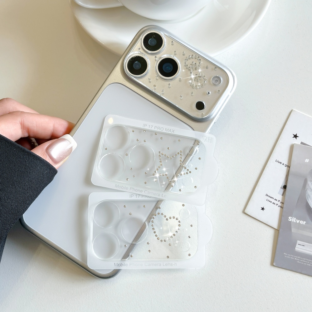 Luxuruy Diamond 3D Heart Glass - Camera Lens Protector 评论和价格
