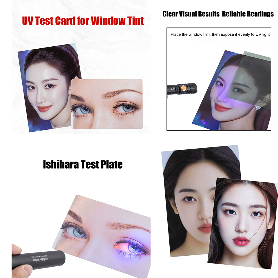 Blue Light & UV Test Card for  - Anti Blue Light Film 评论和价格