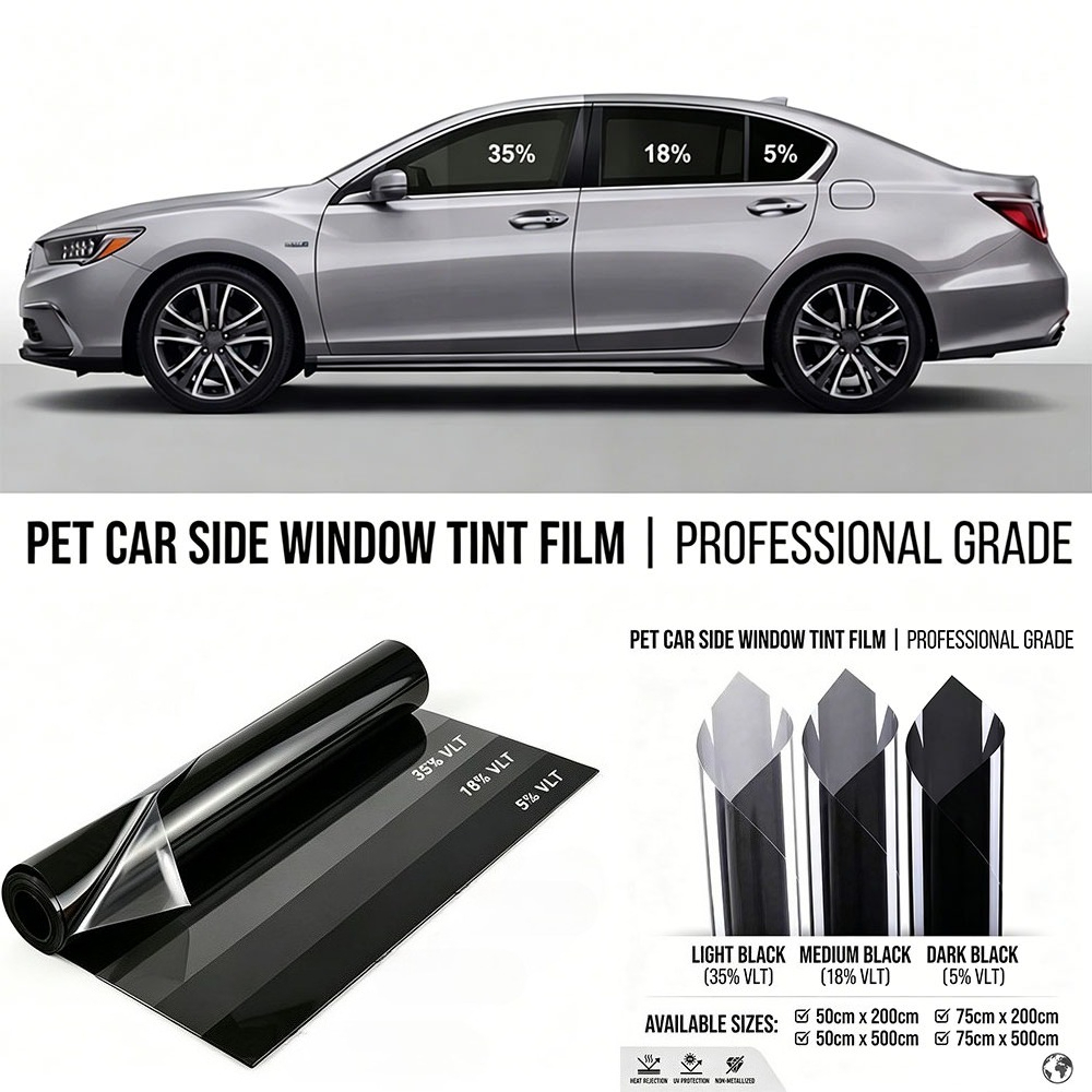 2m/5m 5/18/35 Percent VLT Car  - Glass Protector Auto 评论和价格