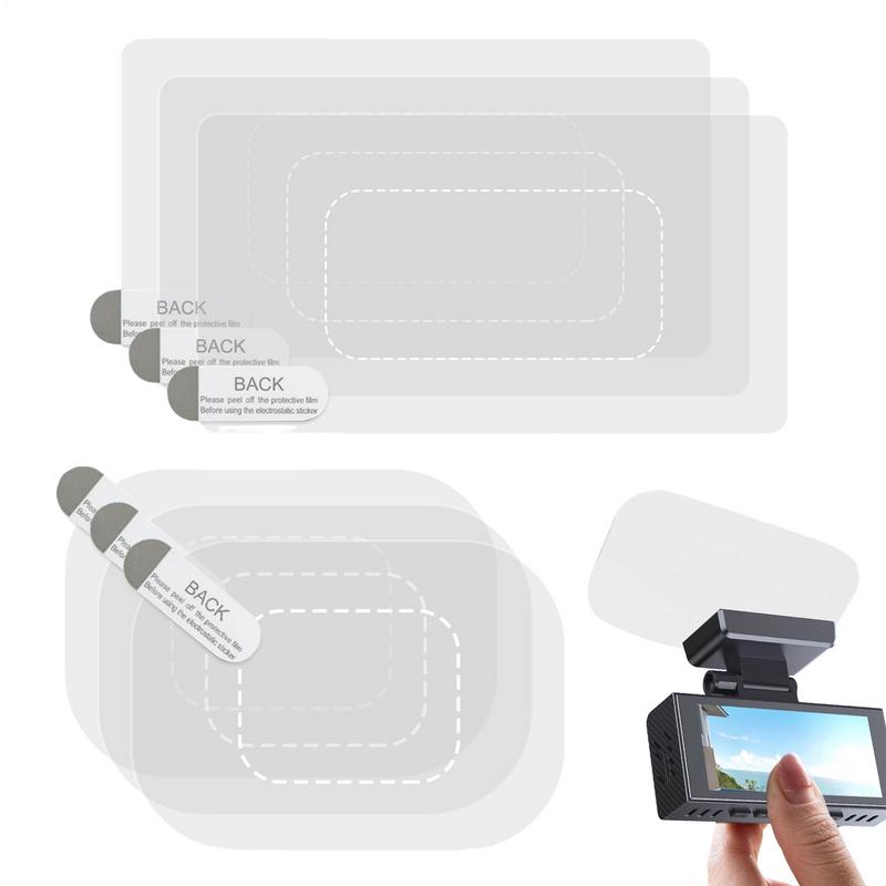 6pcs Static Stickers For Dashc - Glass Protector Auto 评论和价格