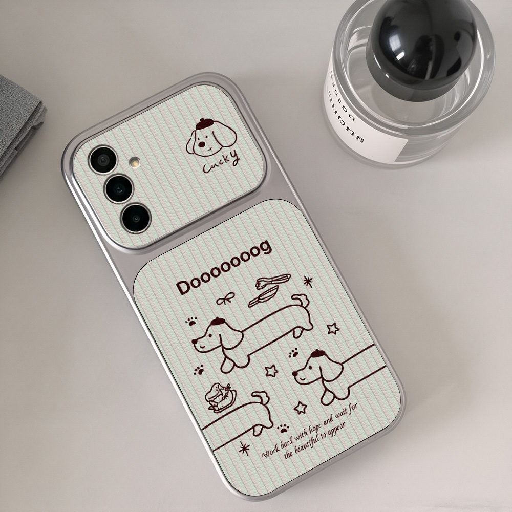 Cartoon Dachshund Phone Case F - Camera Lens Protector 评论和价格