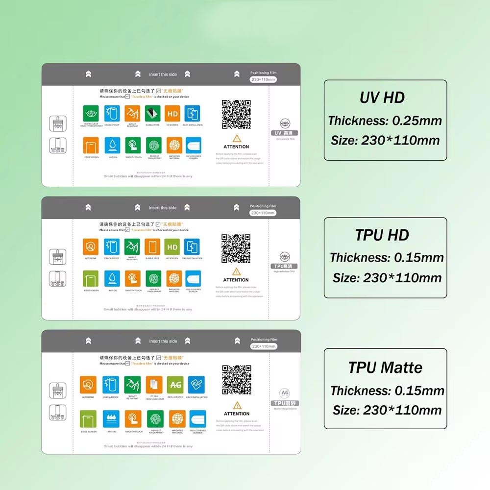 Filmexpert PFC-2100 Unlimited  - Hydrogel Screen Protector 评论和价格
