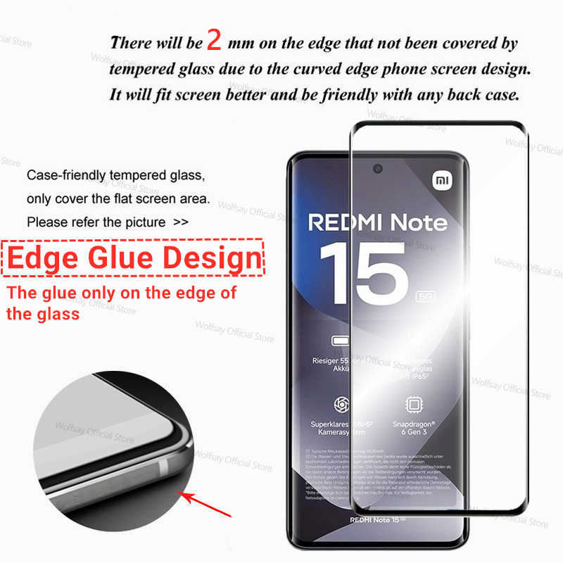 2/4 PCS 3D Curved Edge Glass F - Curved Edge Screen 评论和价格