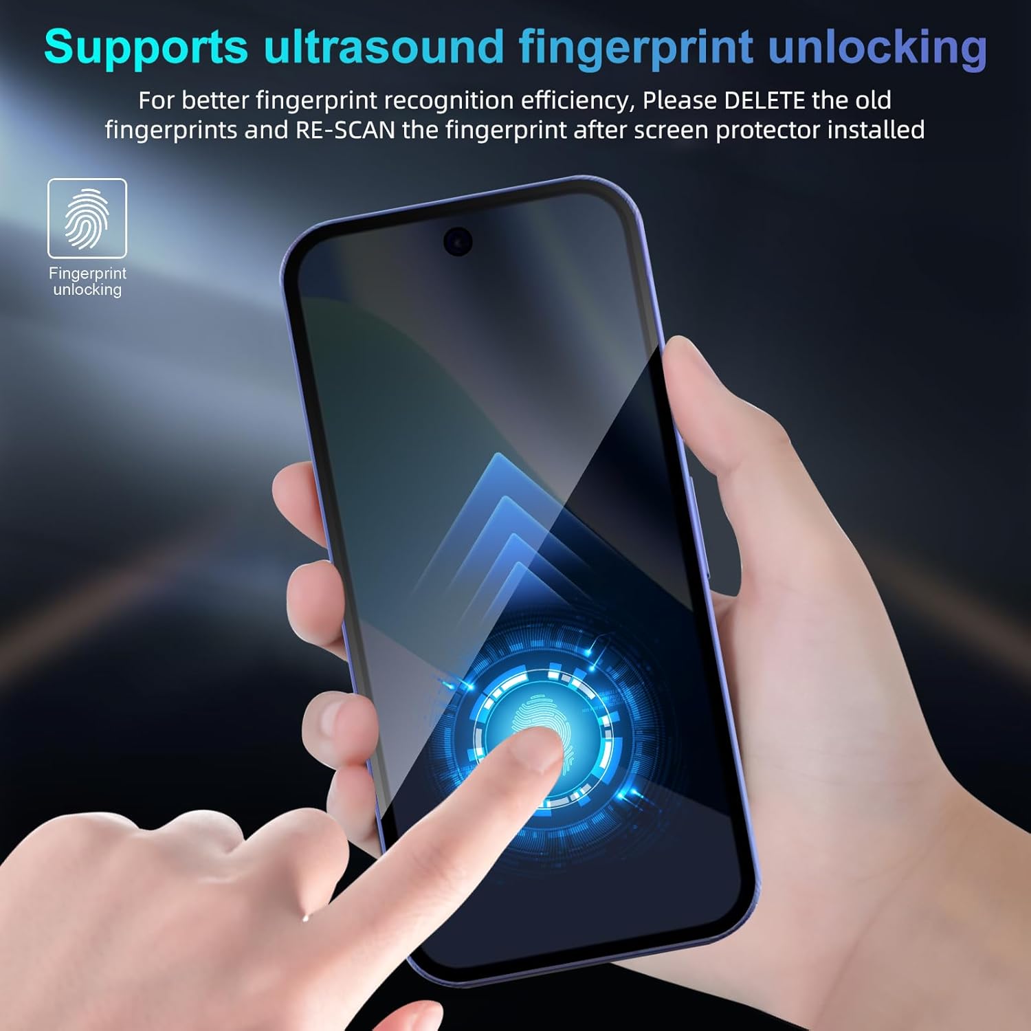 [2 Pack][Fingerprint Unlock Su - Privacy Filter 2Pack 评论和价格