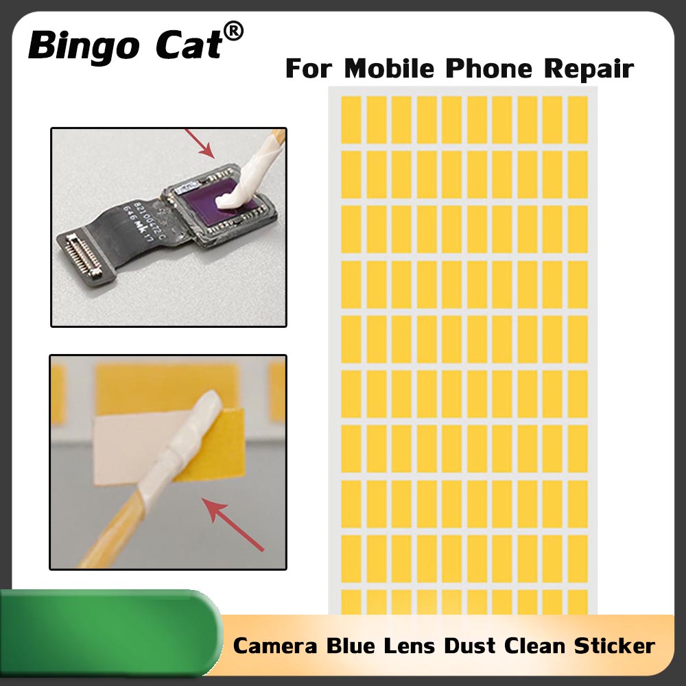 Rear Camera Blue Lens Dust Cle - Dust Removal Sticker 评论和价格