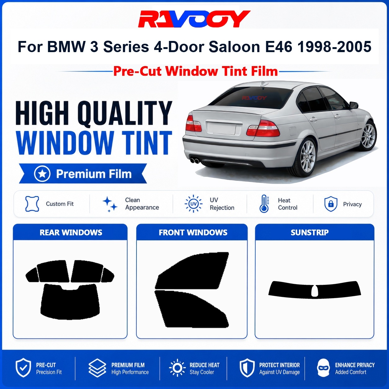 Premium Pre-Cut Window Tint Fo - Privacy Screen Protector 评论和价格
