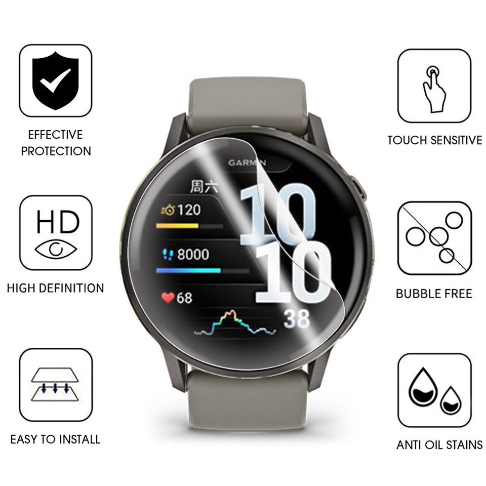 Soft Hydrogel Film For Garmin  - Hydrogel Screen Protector 评论和价格