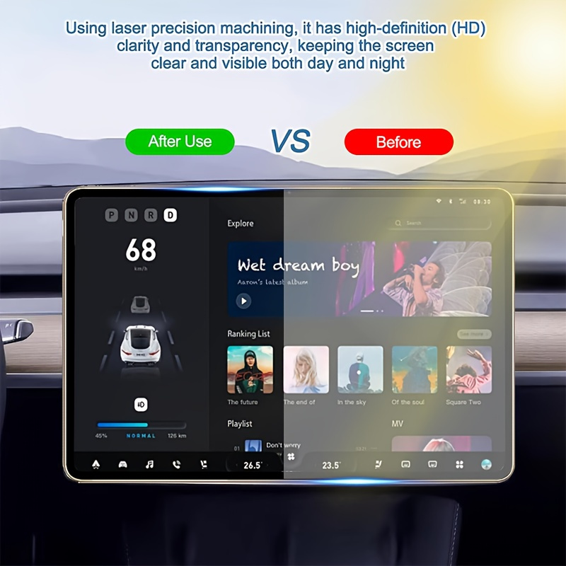 Tempered Glass Screen Protecto - Matte Anti Glare Screen 评论和价格