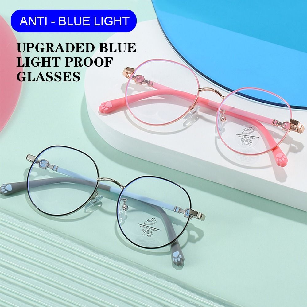 Anti-blue Light Kids Glasses C - Anti Blue Light Film 评论和价格