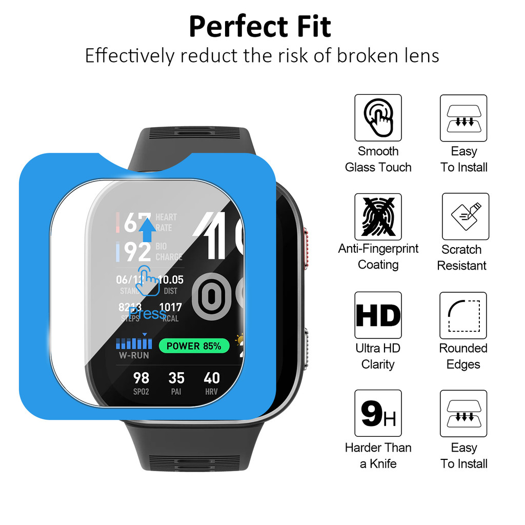 1-5PCS HD Clear Tempered Glass - Glass Protector Auto 评论和价格