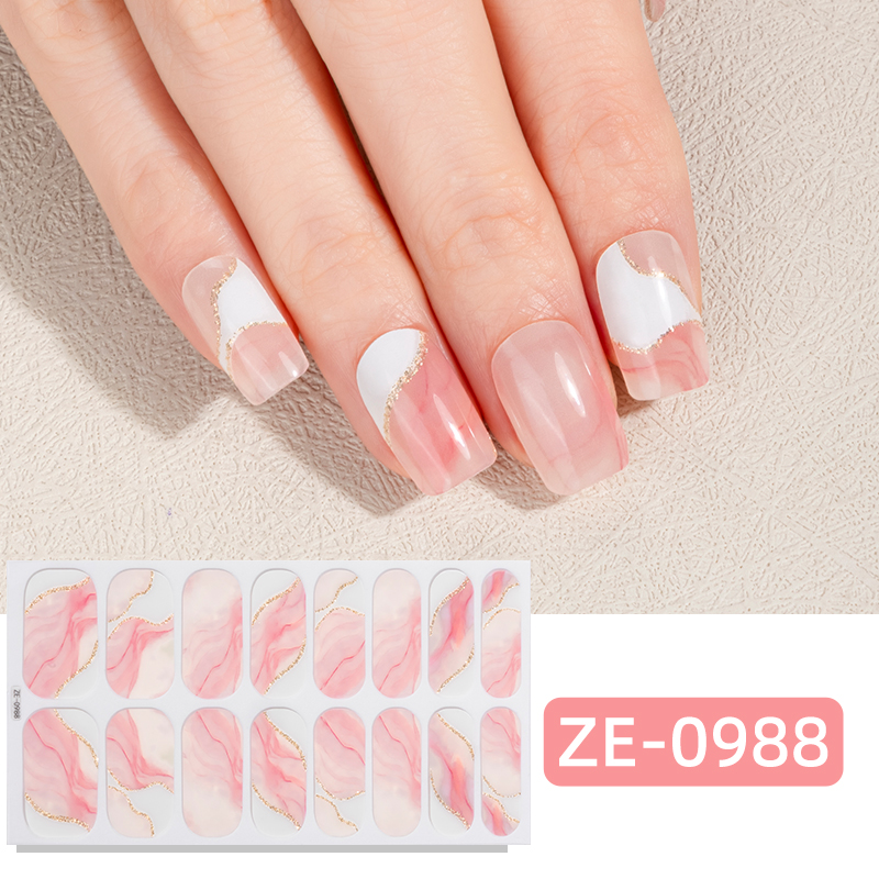 16Tips Gradient Marble Full Co - Full Cover Adhesive 评论和价格