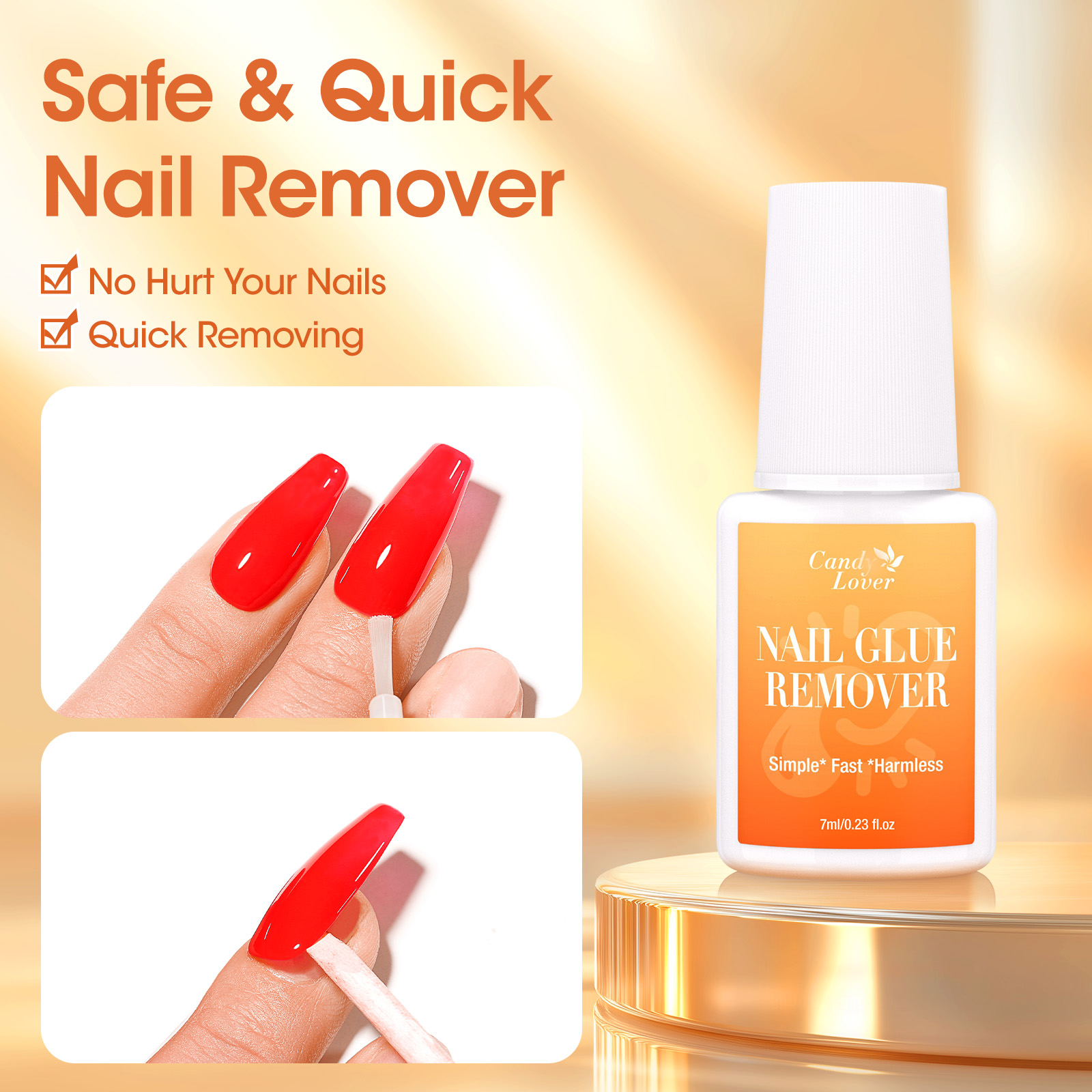 Super Strong Nail Glue Remover - Liquid Uv Glue Kit 评论和价格