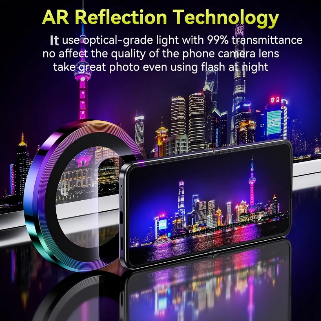 Metal Camera Lens Protector Fo - Tempered Glass Screen 9H 评论和价格