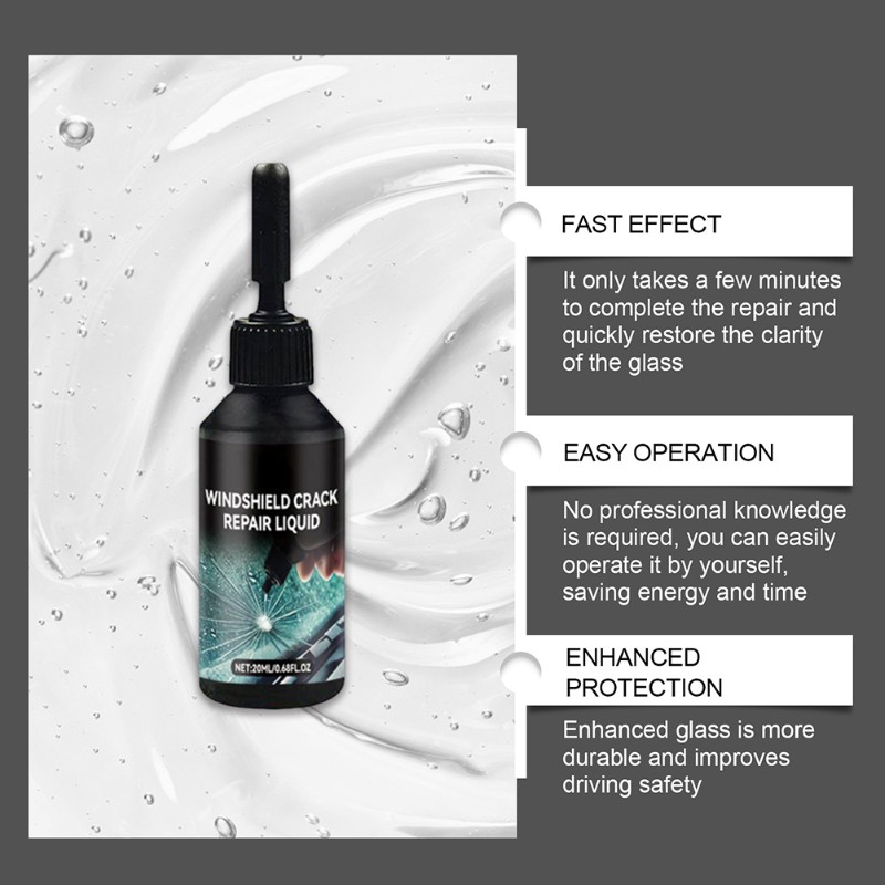 Windshield Repair Kit For Chip - Liquid Uv Glue Kit 评论和价格